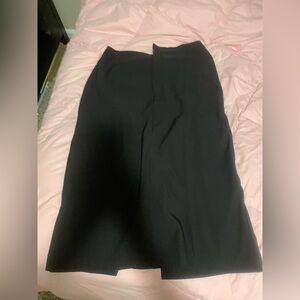 Banana Republic Classic Black Midi Skirt